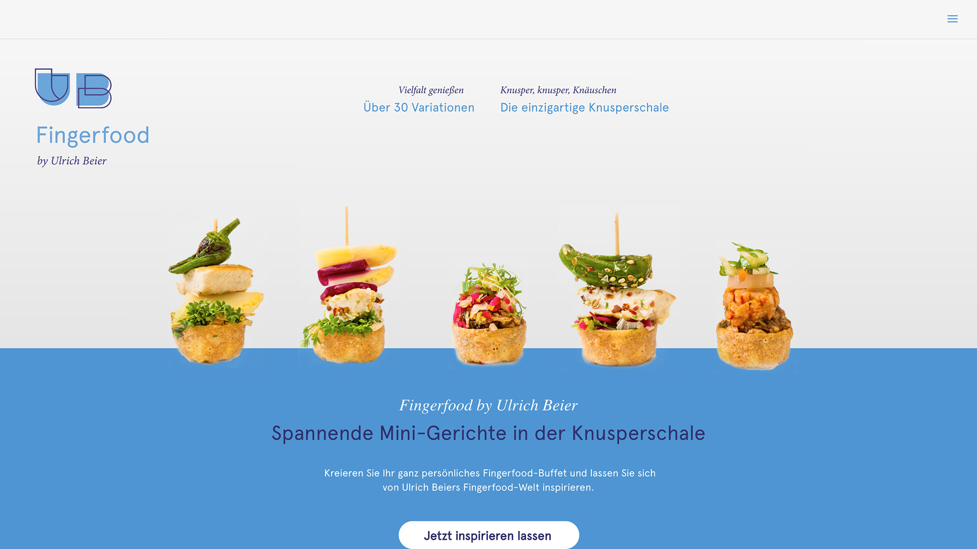 Fingerfood Berlin Website