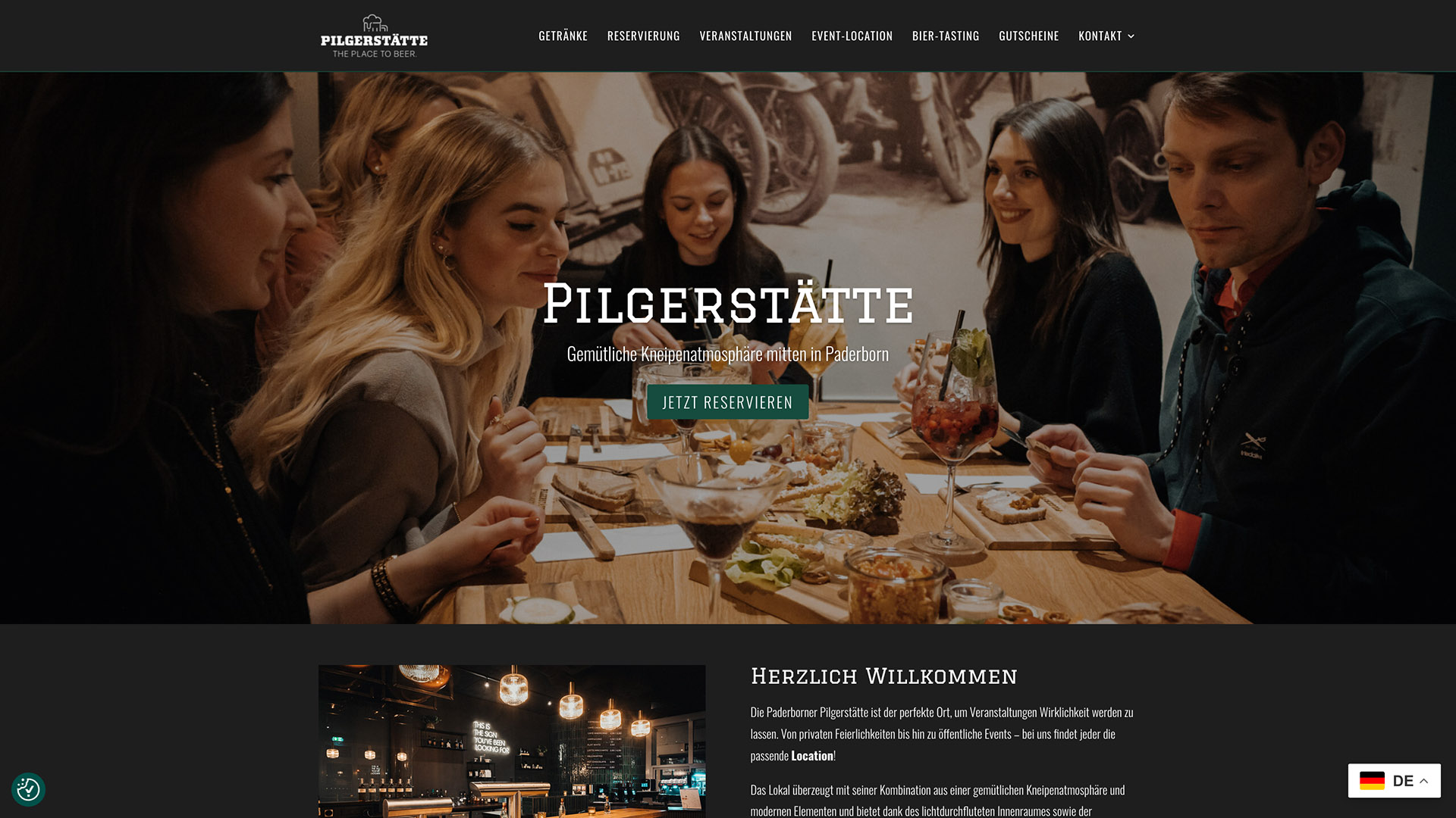 Pilgerstätte Website